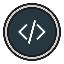 Code programming circle  Icon