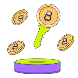 Bitcoin key  Icon