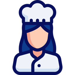 Chef female  Icon