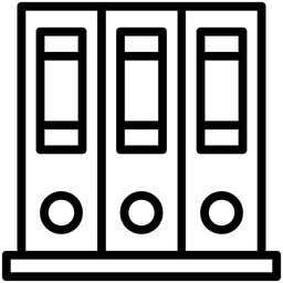 Anwaltsaktenordner  Symbol