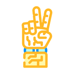 Peace Gesture  Icon