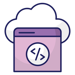 Cloud Coding  Icon