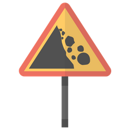 Falling Rocks  Icon