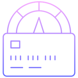 Pontuação de crédito  Ícone