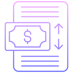 Cash flow statement  Icon