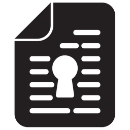 Document Encryption  Icon