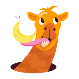 Camel Eating  Icon