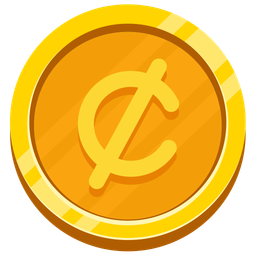 Cent coin  Icon