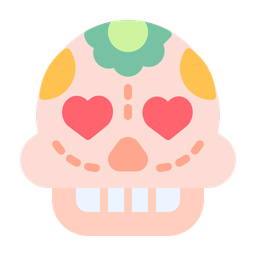 Skull Mexican Scary Icon
