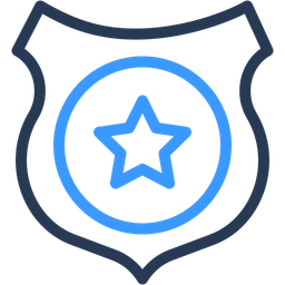 Distintivo de polícia  Ícone