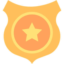 Distintivo de polícia  Ícone