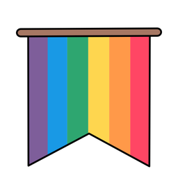 Pride Flag  Icon