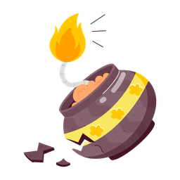 Broken Candle  Icon