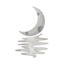 Crescent moon  Icon