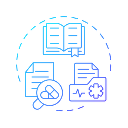 Medical literature monitoring  Icon