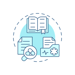 Medical literature monitoring  Icon