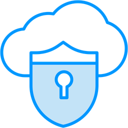 Cloud security  Icon