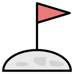 Mond Flagge  Symbol