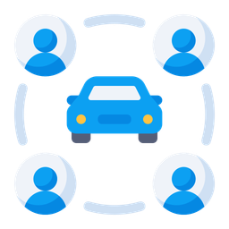 Carpooling  Icon