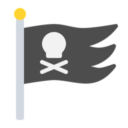 Bandeira pirata  Ícone