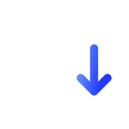 Liste Pfeil nach unten minimalistisch  Symbol