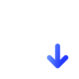 Liste Pfeil nach unten  Symbol