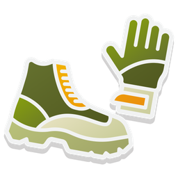 Boots and glove  Icon