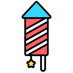 Feuerwerk  Symbol