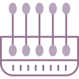 Bastoncillos de algodón  Icono