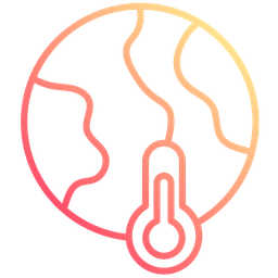 Le réchauffement climatique  Icône