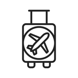 Duty Free Luggage  Icon