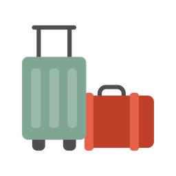 Gepäck transportieren  Symbol
