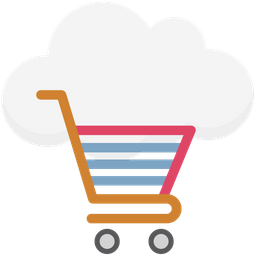 Cloud Cart  Icon