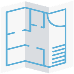 Mapa de construção  Ícone
