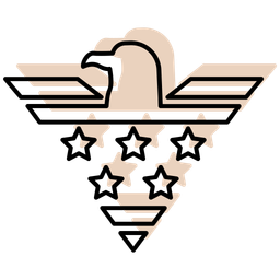 Amerikanischer Adler  Symbol