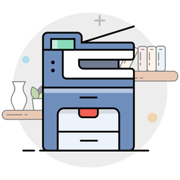 Copy Machine  Icon