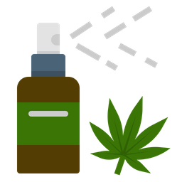 Spray de cannabis  Ícone