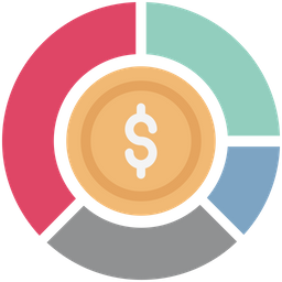 Gráfico de rosca  Ícone