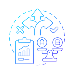 Evidence-based decision making  Icon