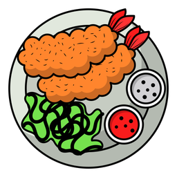 Fried shrimp  Icon