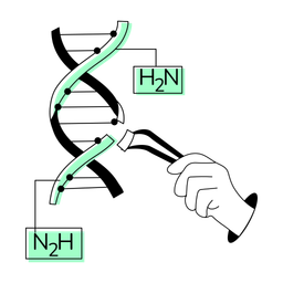 Modificação de DNA  Ícone