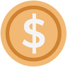 Dollar Coin  Icon