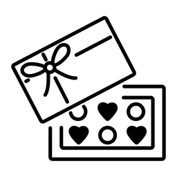 Schokoladengeschenk  Symbol