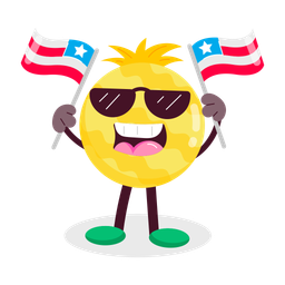 Emoji americano  Ícone