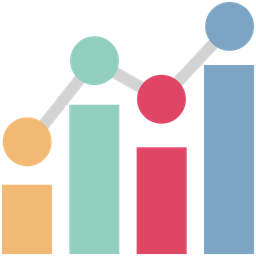 Gráfico de crescimento  Ícone