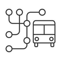 Bus route map  Icon