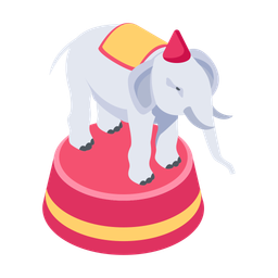 Circus Elephant  Icon