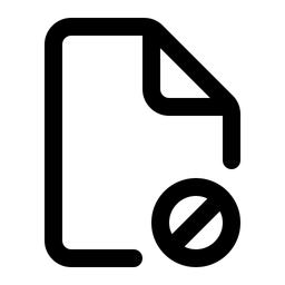 Blockierte Datei  Symbol