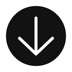 Arrow Down Circle  Icon