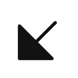 Arrow Left Down  Icon